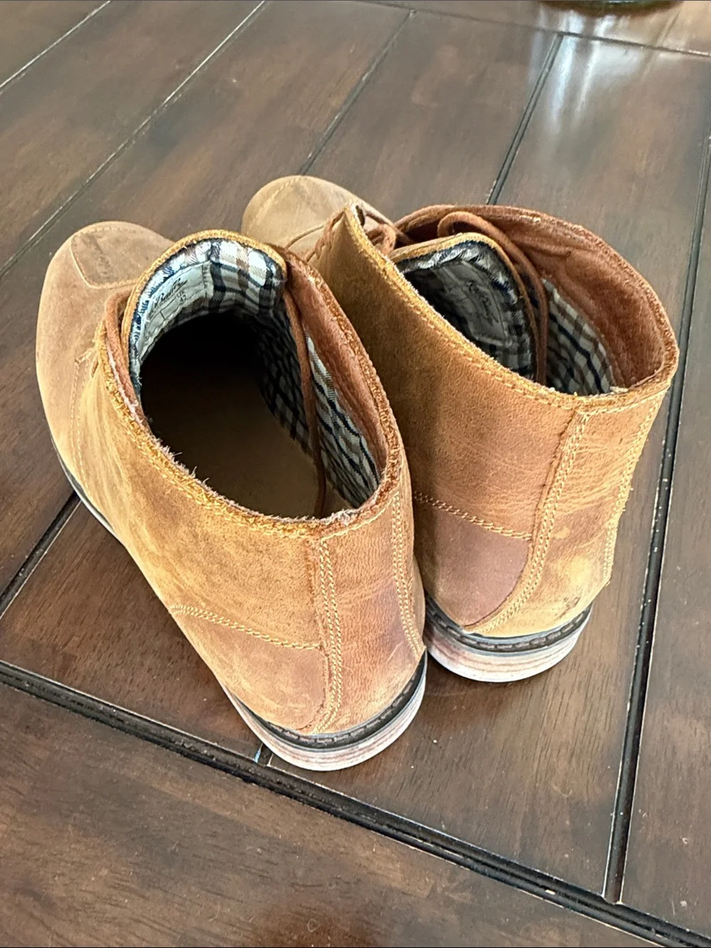 MotoBailey LaRyder Kevlar Motorcycle Tan Leather Chukka Boots - 10.5